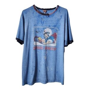 VINTAGE x SPEED RACER Ringer Shirt Japanese‎ Anime graphic tee thrashed